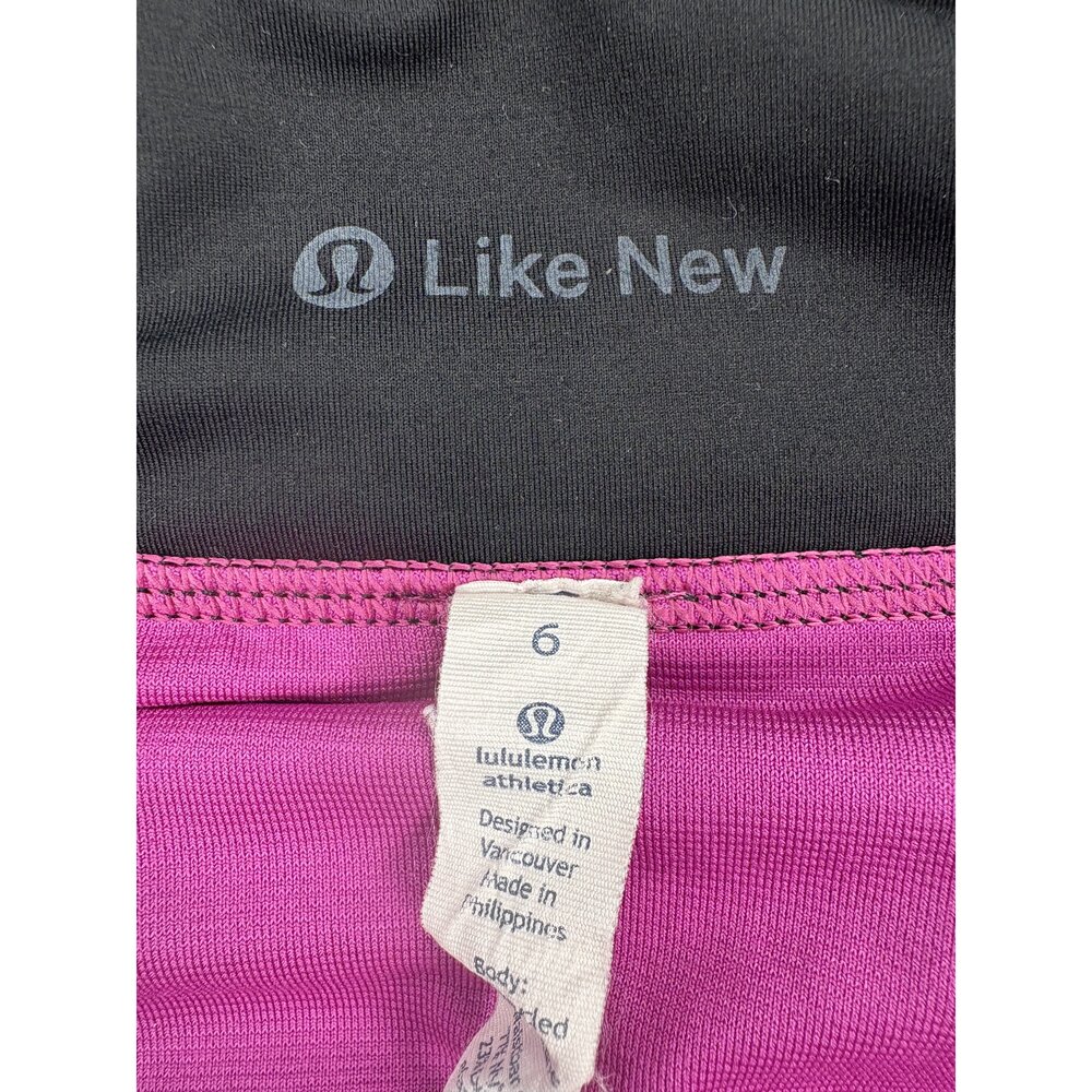 Lululemon Women's Size 6 Purple Wave Run Athletic Shorts - Picture 4 of 11